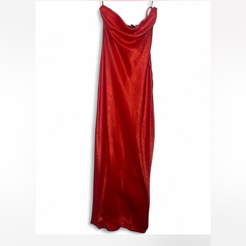 Forever 21 Strapless Red Dress